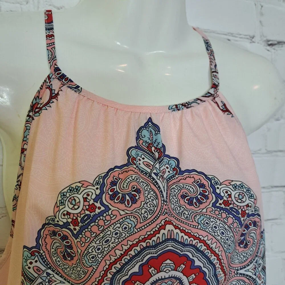 Yoins Paisley Print Halter Top Size Large